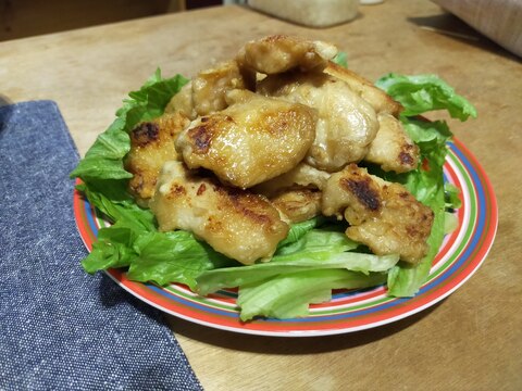 鶏の和風ガーリックチキン